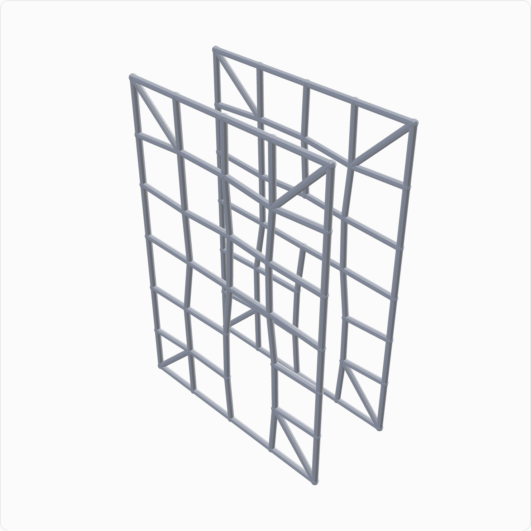 Lattice sconce, rendered