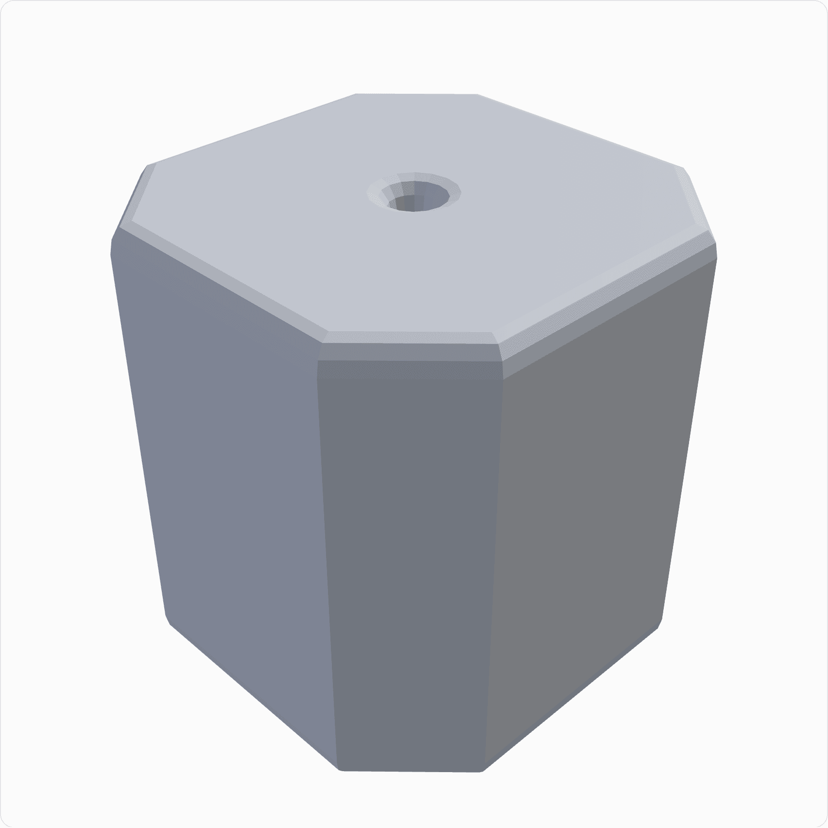 Charm cube, rendered