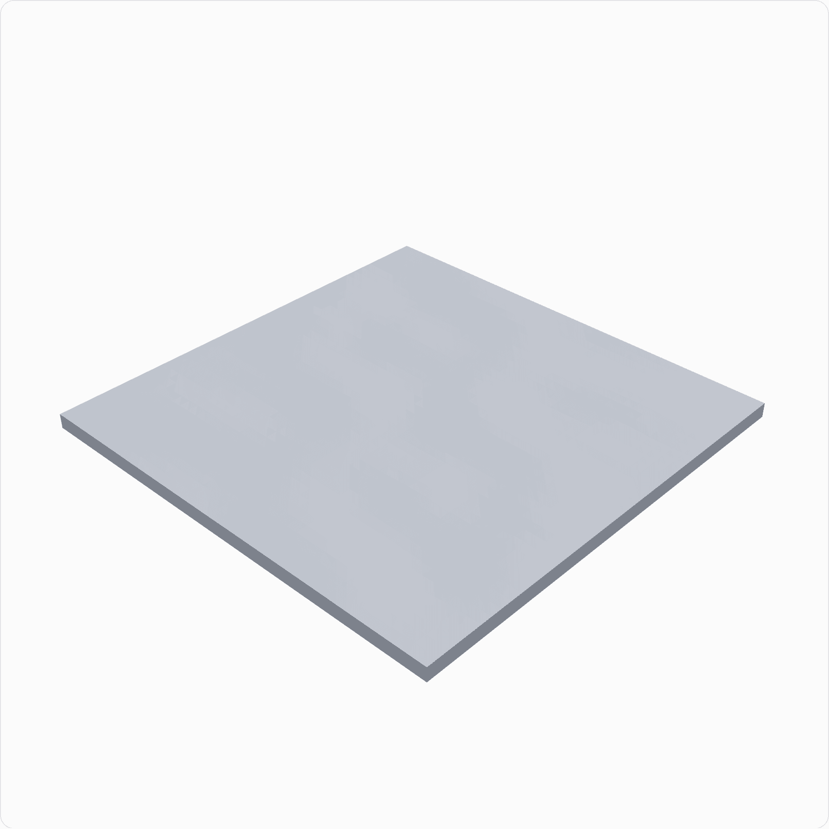 Wave wall panel, rendered