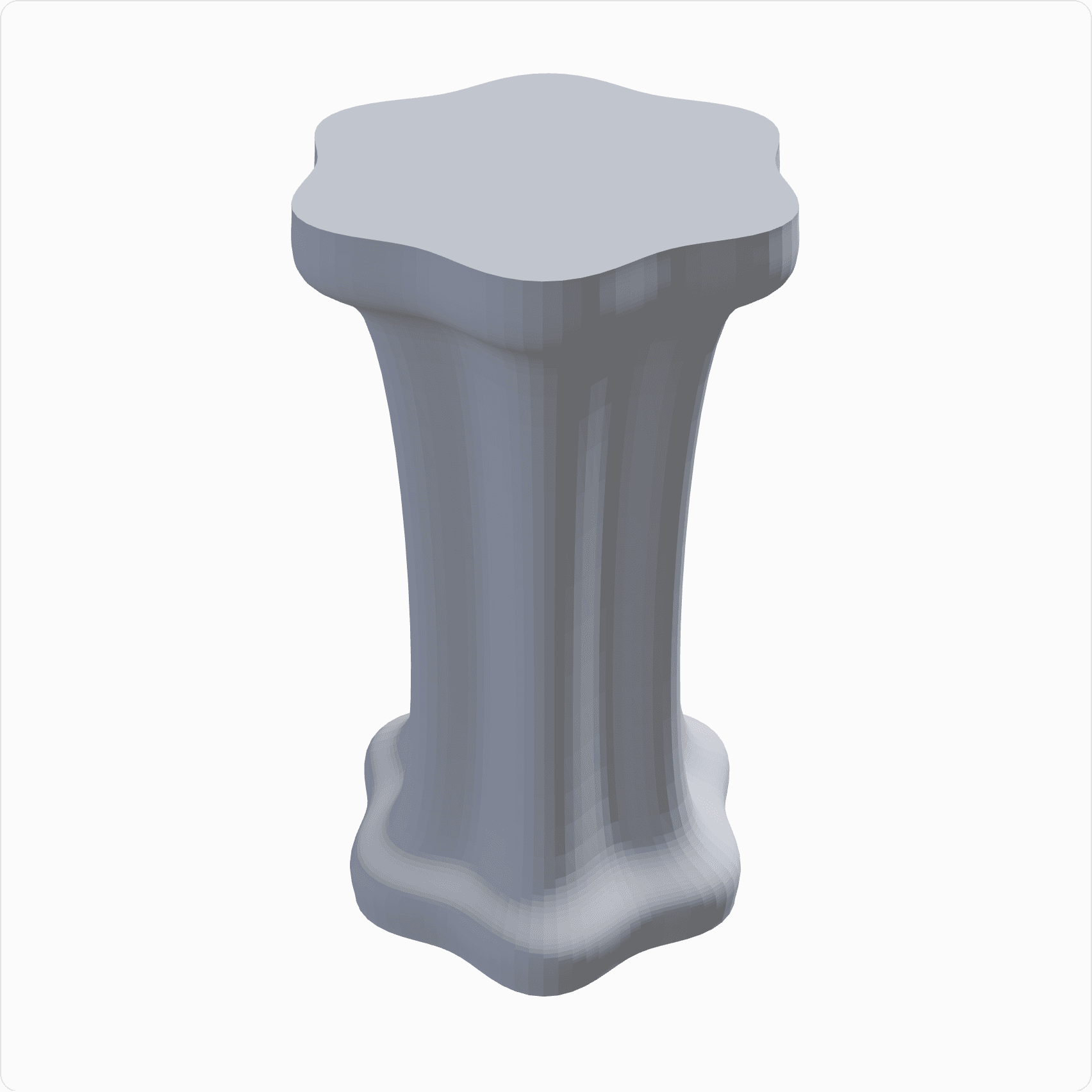 Dungeon pillar, rendered