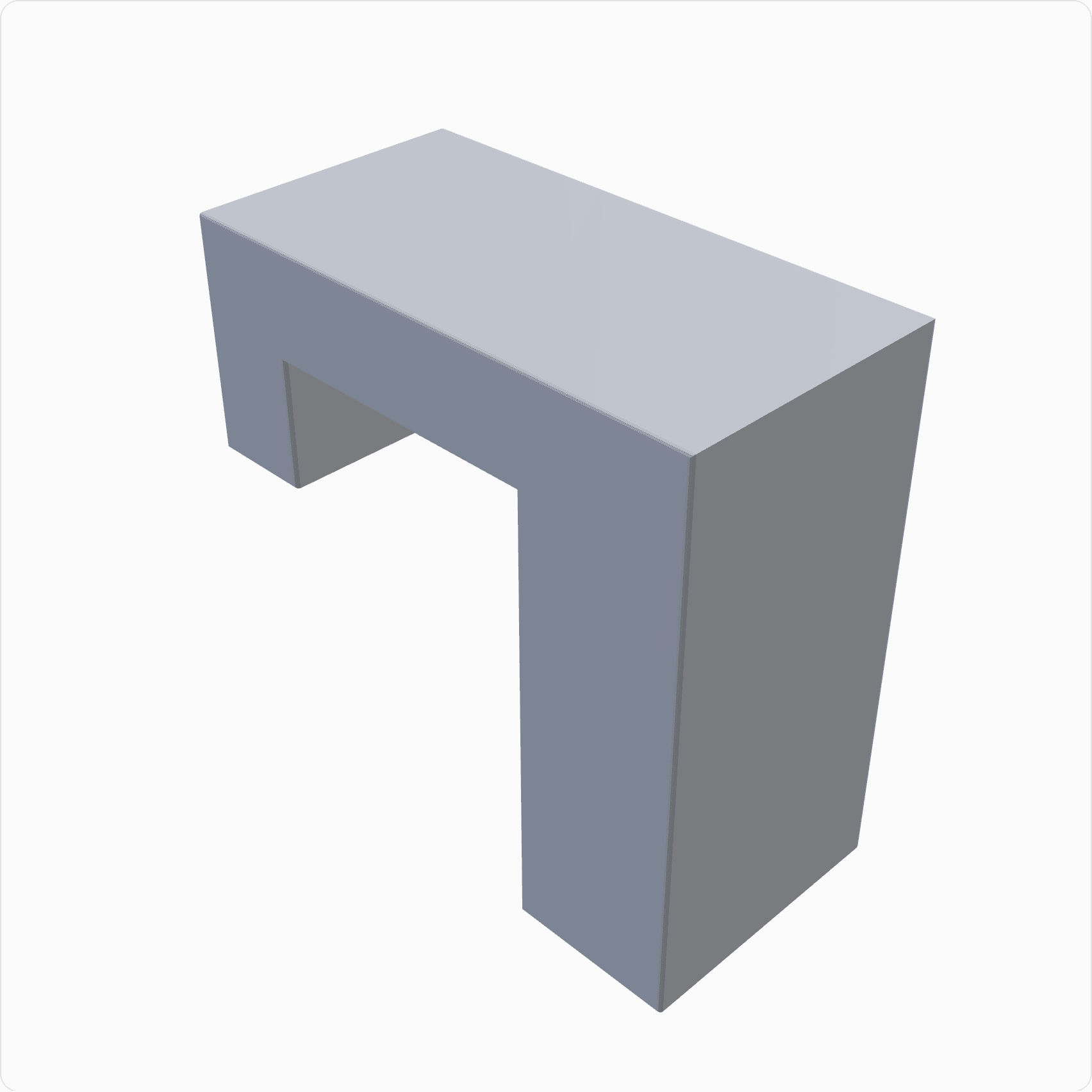 Headphone hook, rendered