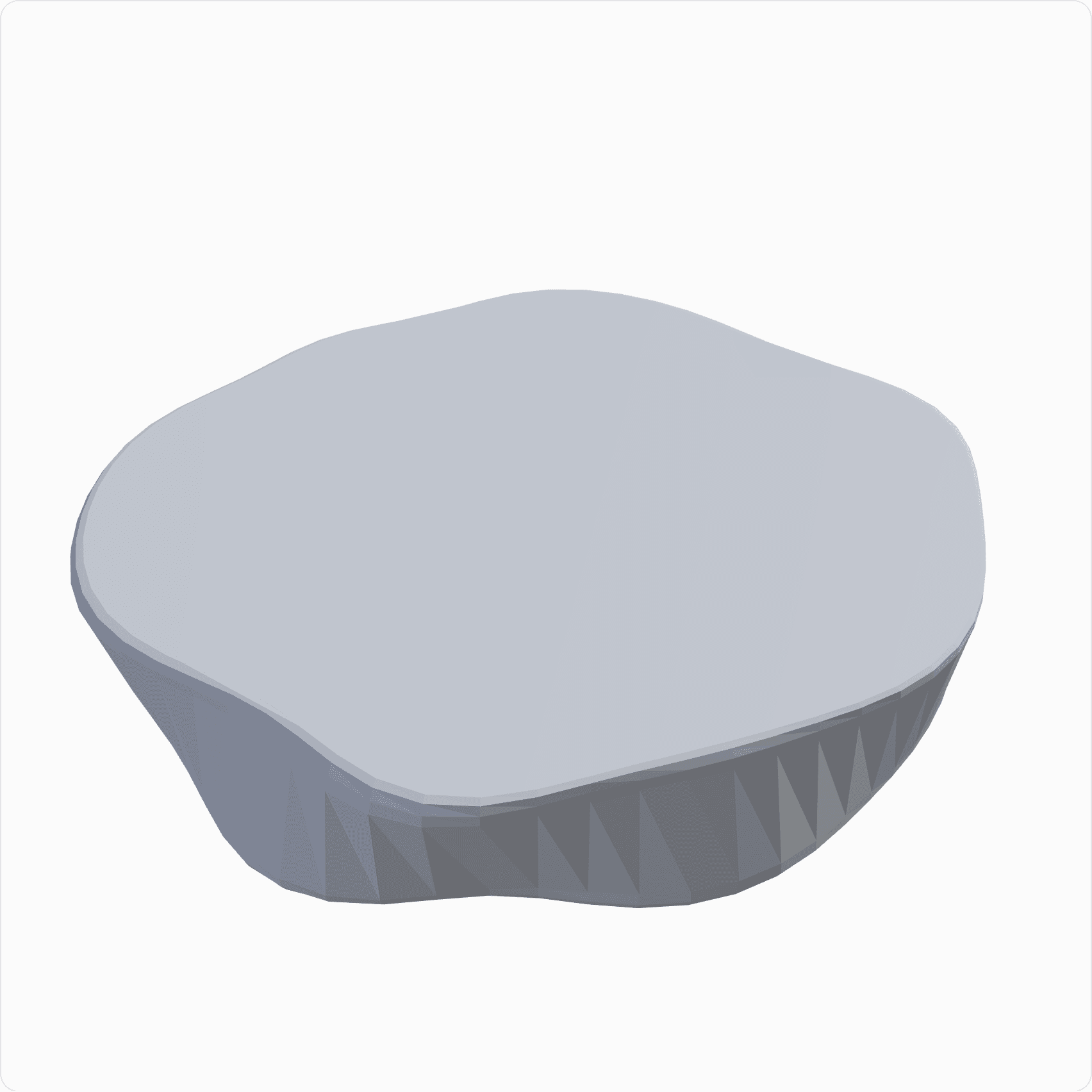 Miniature base, rendered