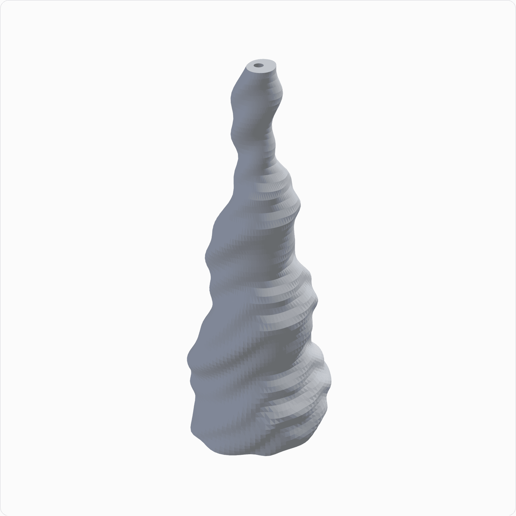 Stalagmite, rendered