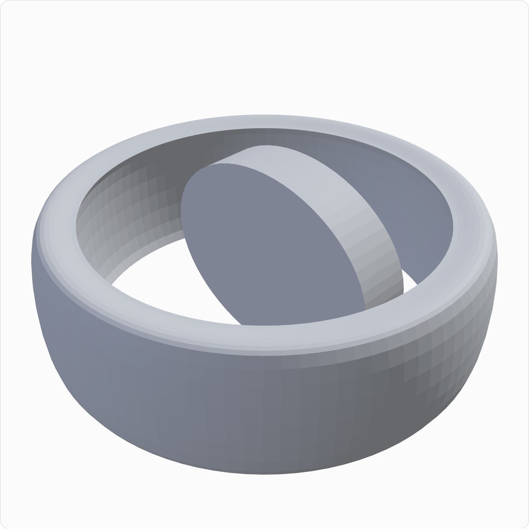 Signet blank, rendered