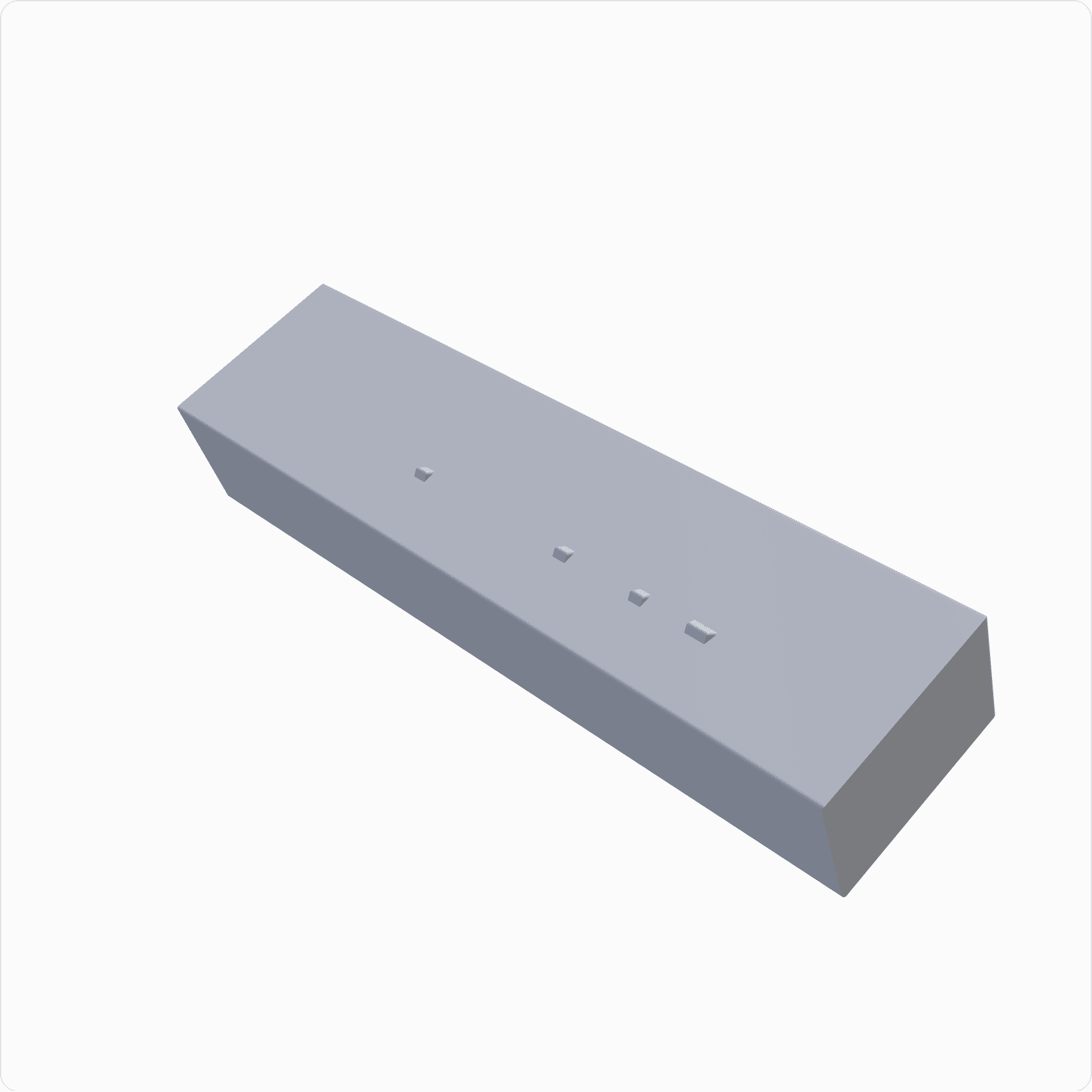 Desk nameplate, rendered